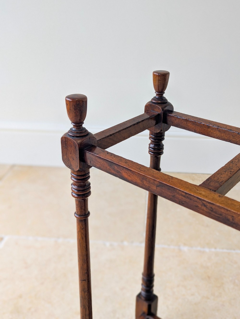 Antique Victorian Mahogany Stick Stand c.1890 View XV