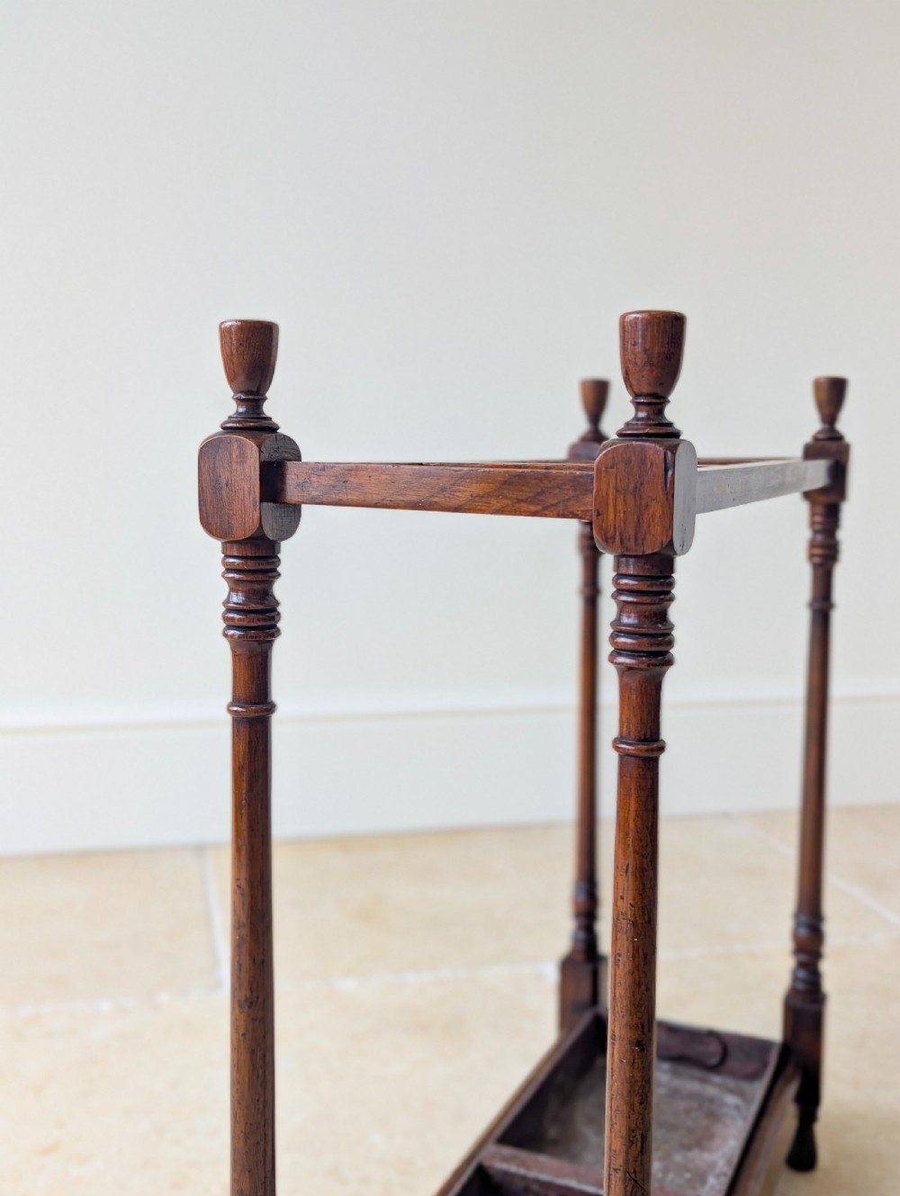 Antique Victorian Mahogany Stick Stand c.1890 View XVI