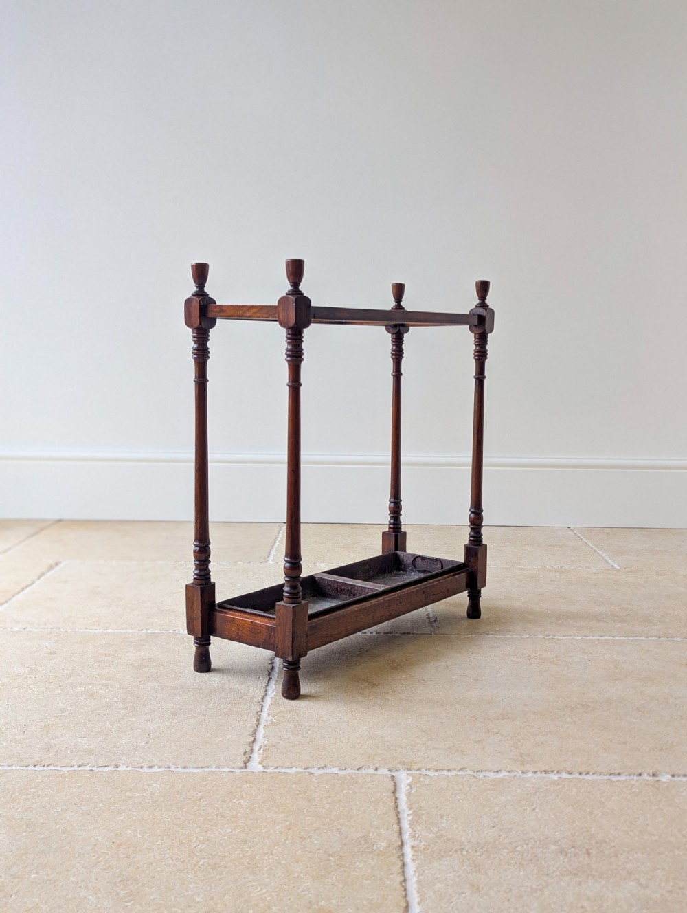 Antique Victorian Mahogany Stick Stand c.1890 View XVII