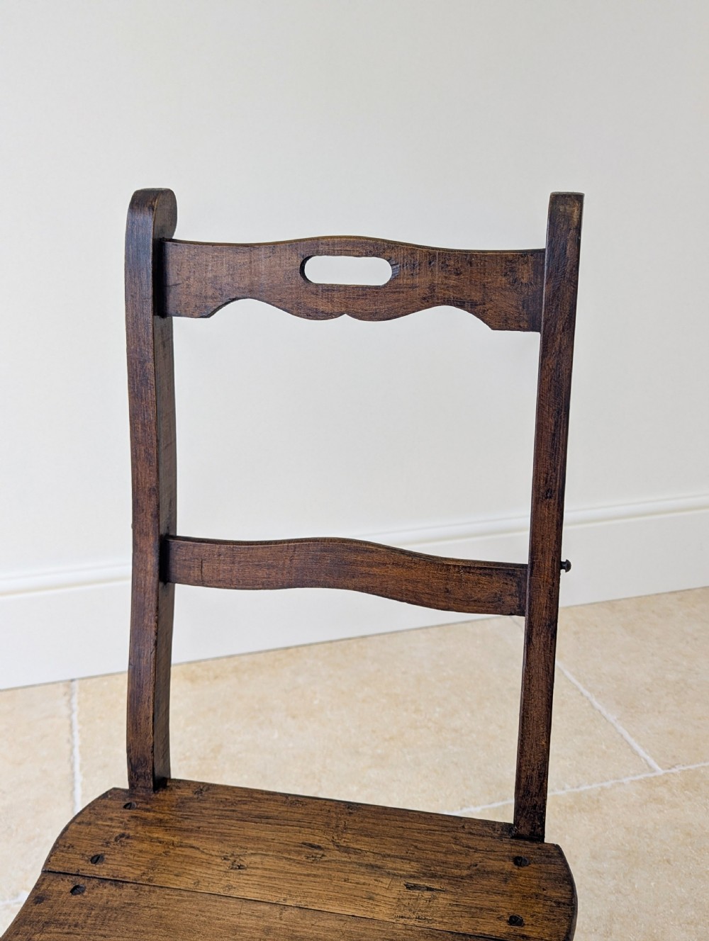 Antique Victorian Oak Metamorphic Library Chair / Steps c.1895 View IX