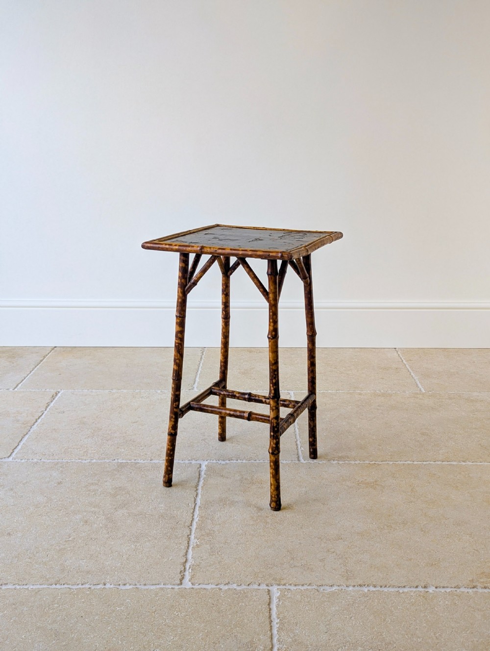 Antique Victorian Bamboo Occasional Table c.1890