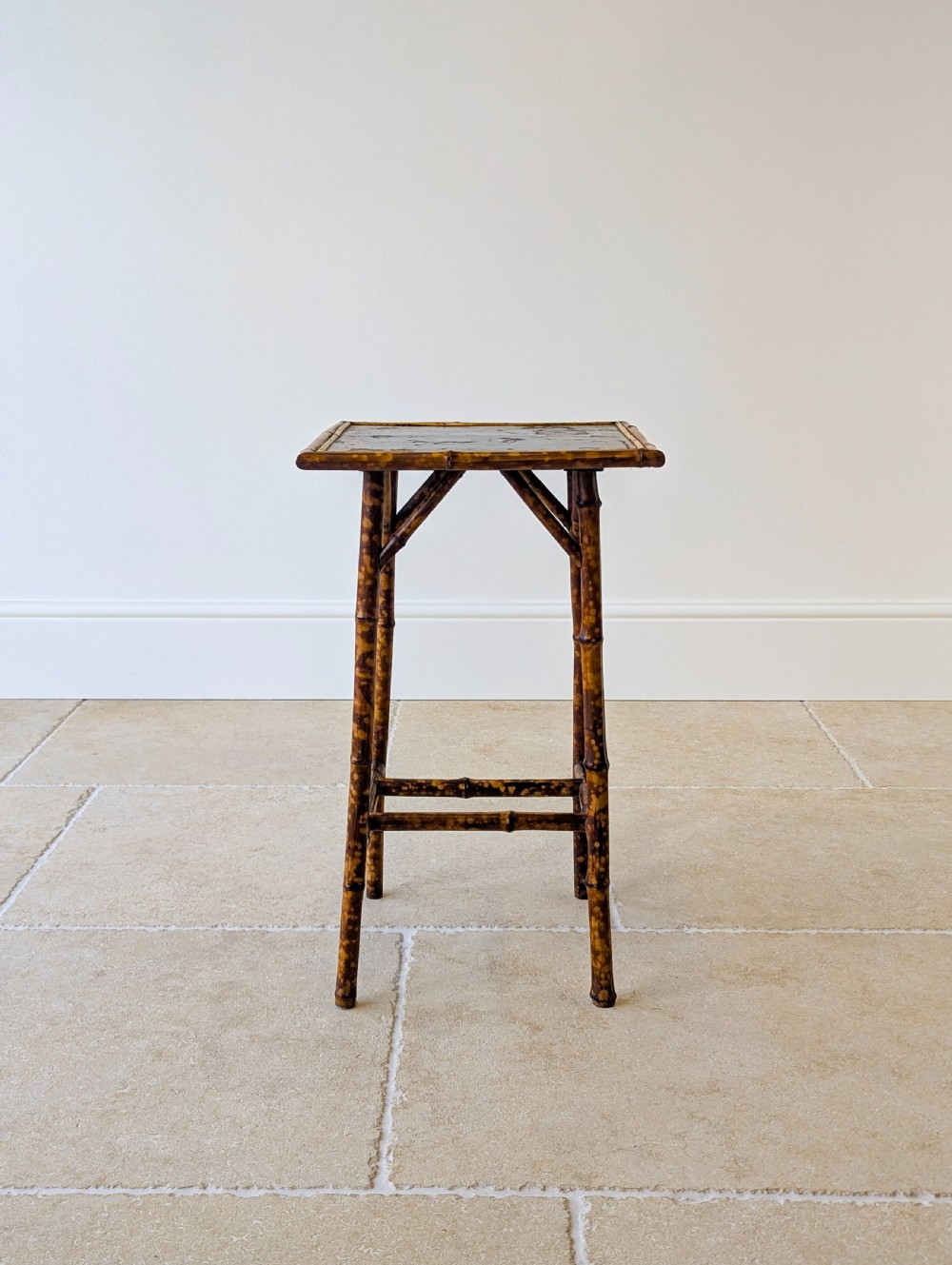 Antique Victorian Bamboo Occasional Table c.1890 View IV