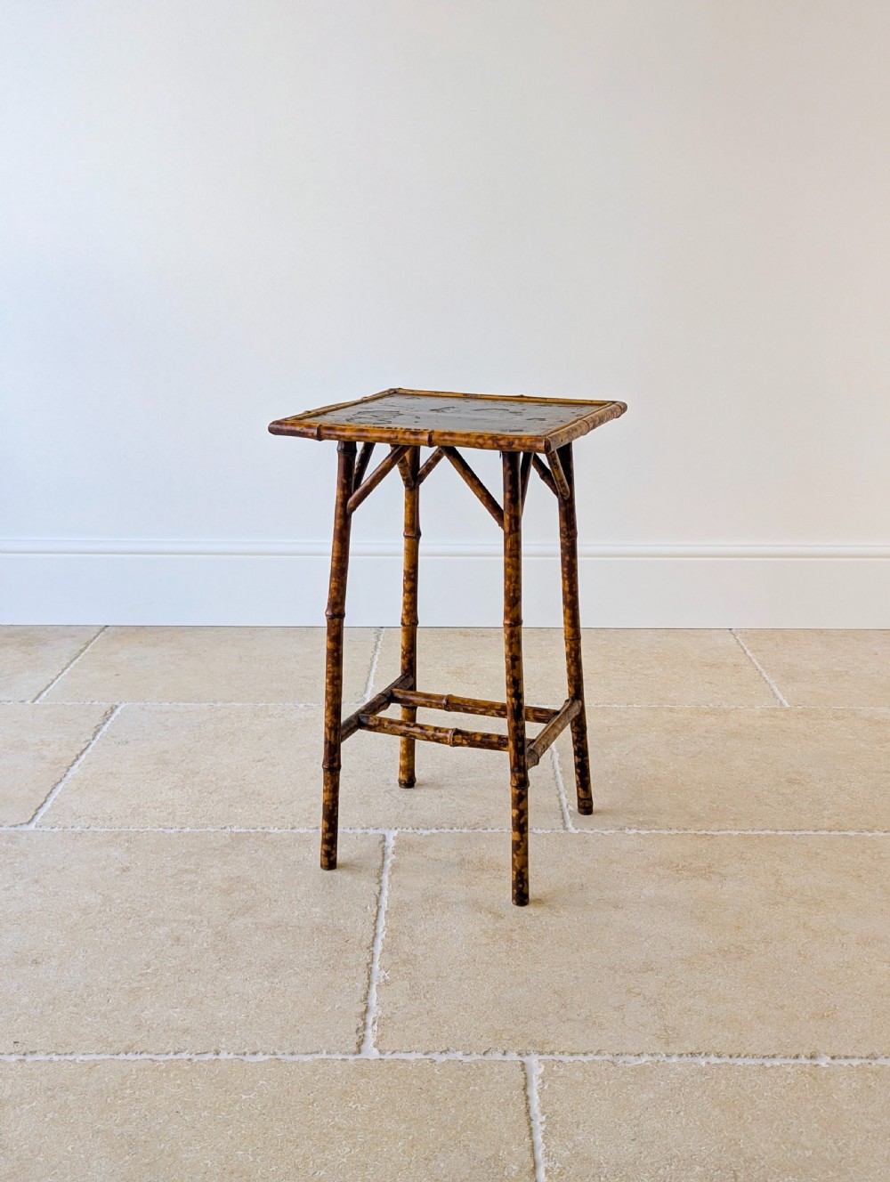 Antique Victorian Bamboo Occasional Table c.1890 View VIII