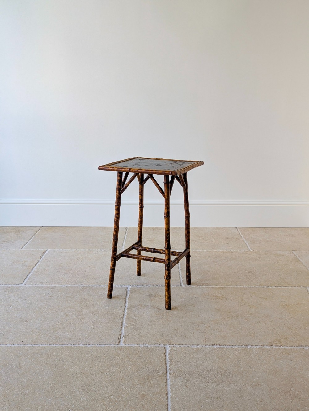 Antique Victorian Bamboo Occasional Table c.1890 View XII