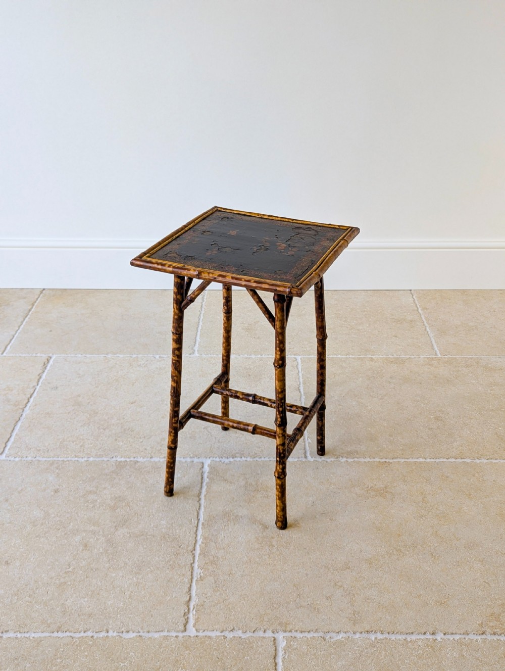 Antique Victorian Bamboo Occasional Table c.1890 View XIV