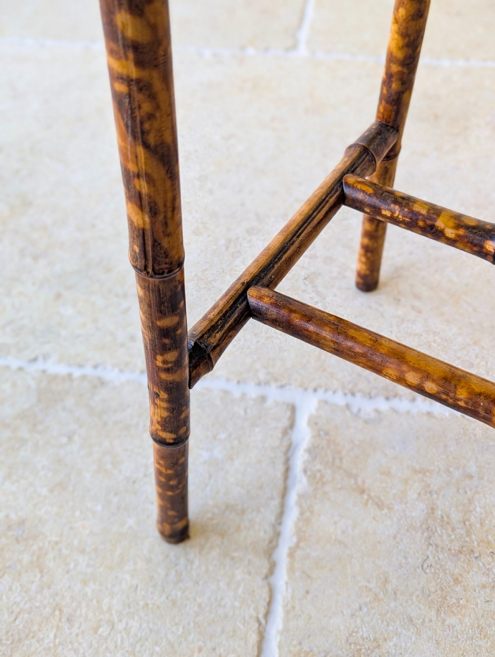 Antique Victorian Bamboo Occasional Table c.1890 View XVII