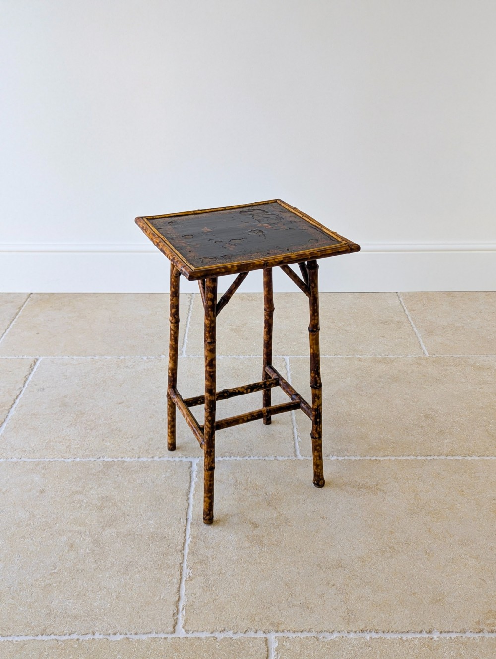 Antique Victorian Bamboo Occasional Table c.1890 View XX