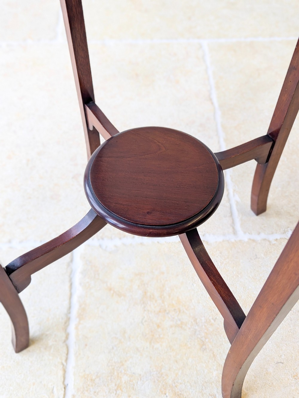 Antique Edwardian Mahogany Circular Occasional Table c.1905 View XII