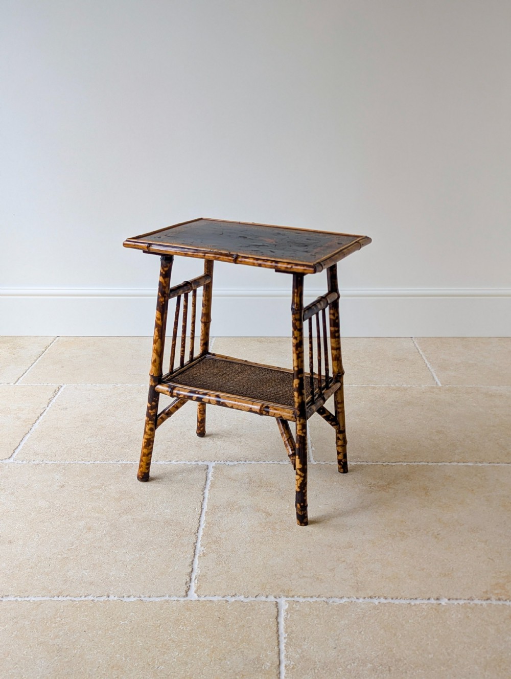 Antique Victorian Bamboo Occasional Table c.1890
