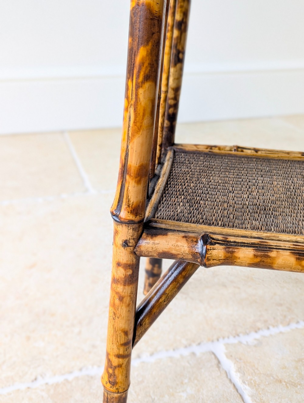 Antique Victorian Bamboo Occasional Table c.1890 View XII