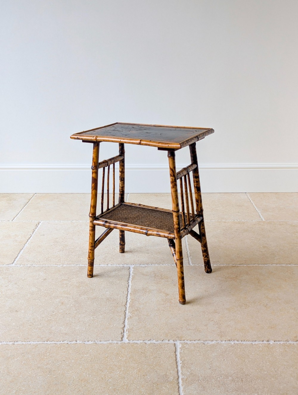 Antique Victorian Bamboo Occasional Table c.1890 View XVII