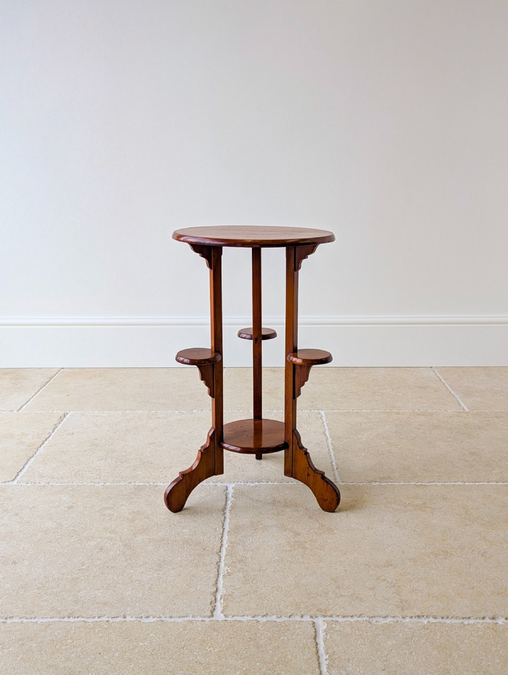 Antique Early 20th Century Beech Occasional Table c.1920