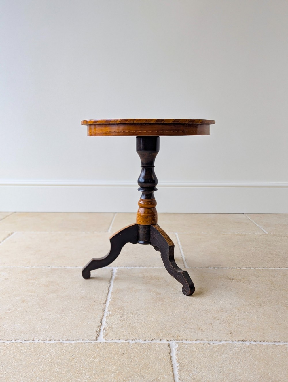 Antique Victorian Italian Marquetry Sorrento Table c.1880 View XIII