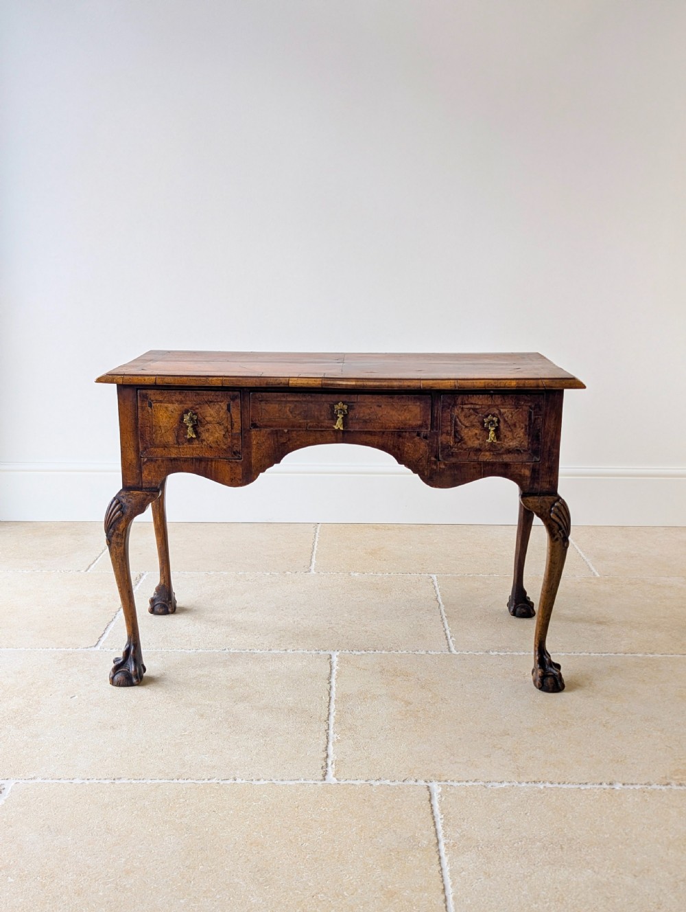 Antique George II Walnut Lowboy c.1730 View III