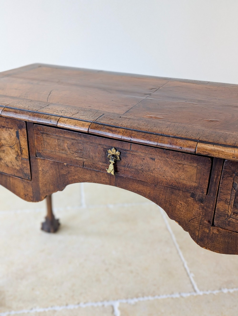 Antique George II Walnut Lowboy c.1730 View IX