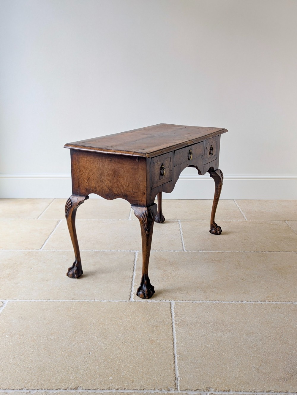 Antique George II Walnut Lowboy c.1730 View X
