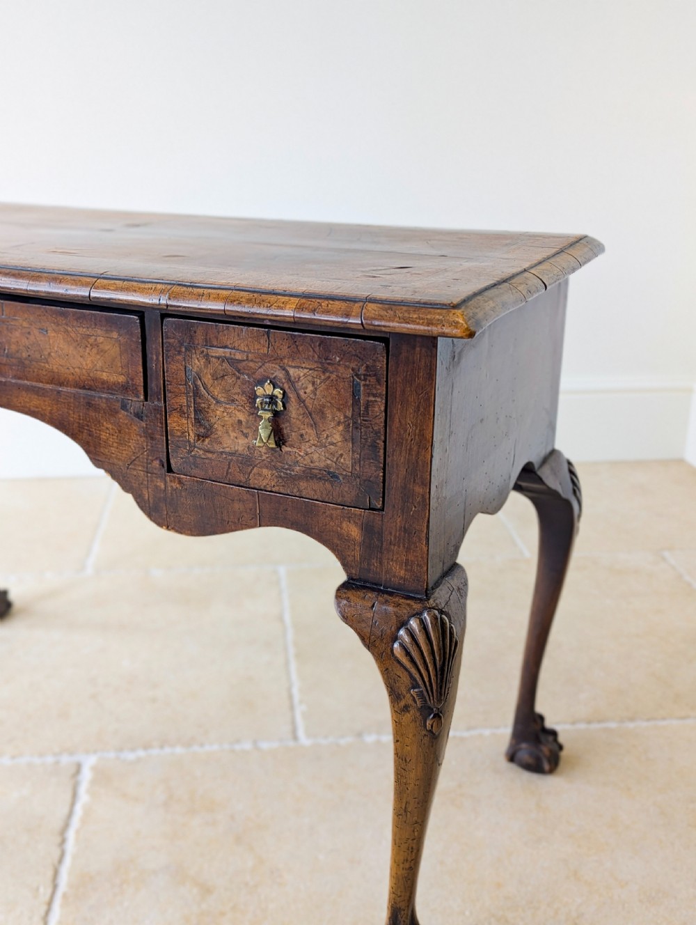 Antique George II Walnut Lowboy c.1730 View XII