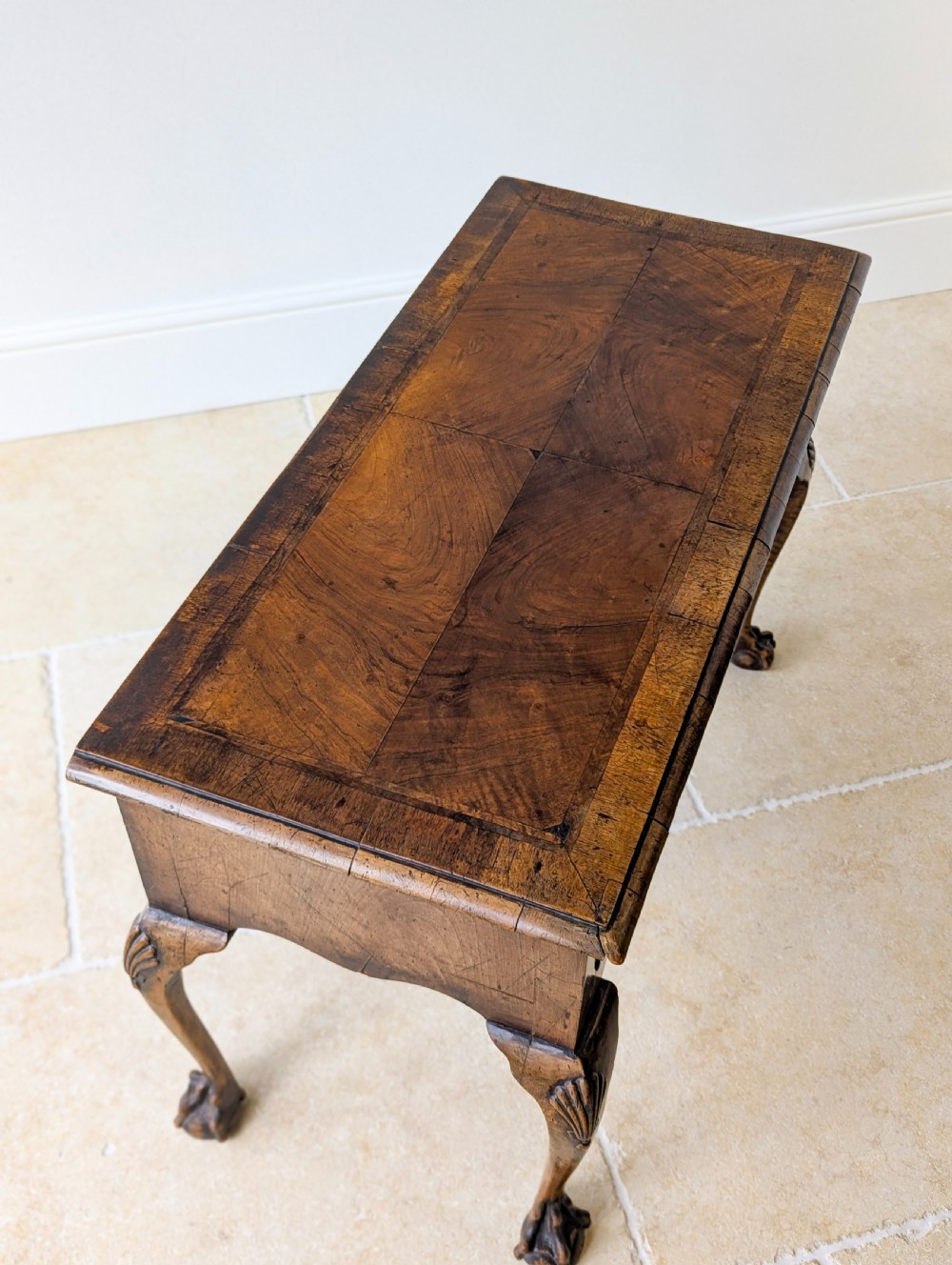 Antique George II Walnut Lowboy c.1730 View XIII