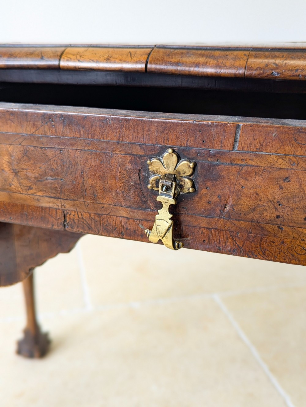 Antique George II Walnut Lowboy c.1730 View XVI