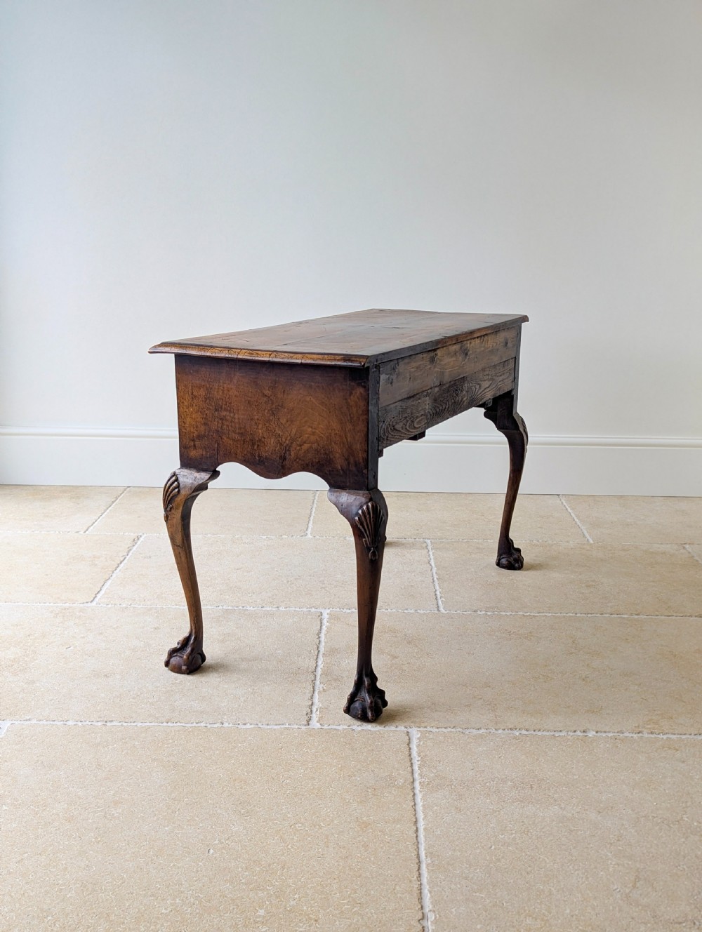 Antique George II Walnut Lowboy c.1730 View XIX