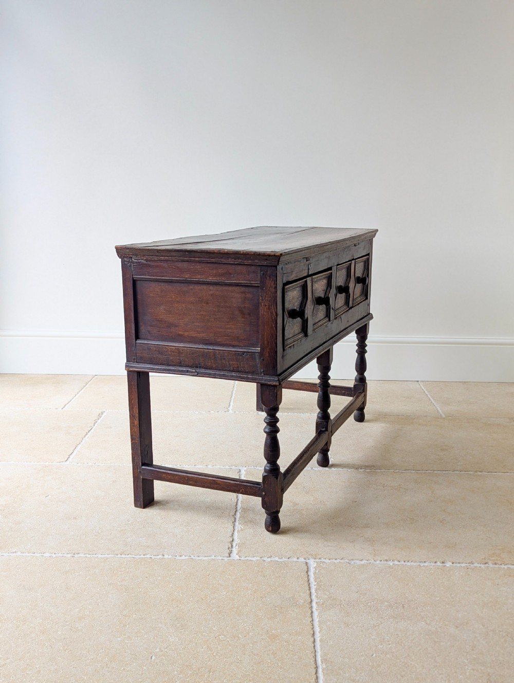 Antique Late 17th Century Oak Dresser Base c.1690 View XIII
