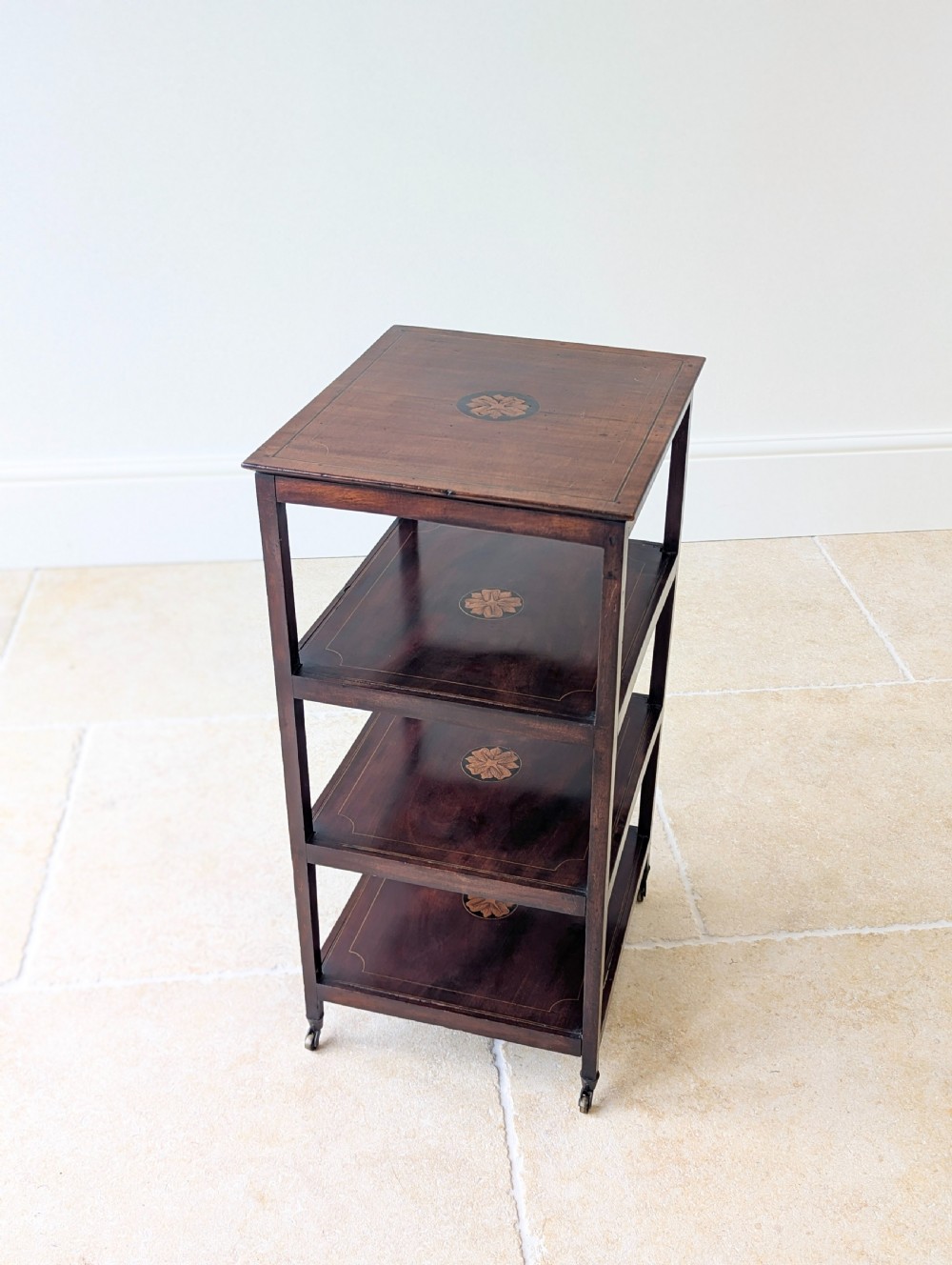 Antique Edwardian Mahogany Whatnot c.1905 View V