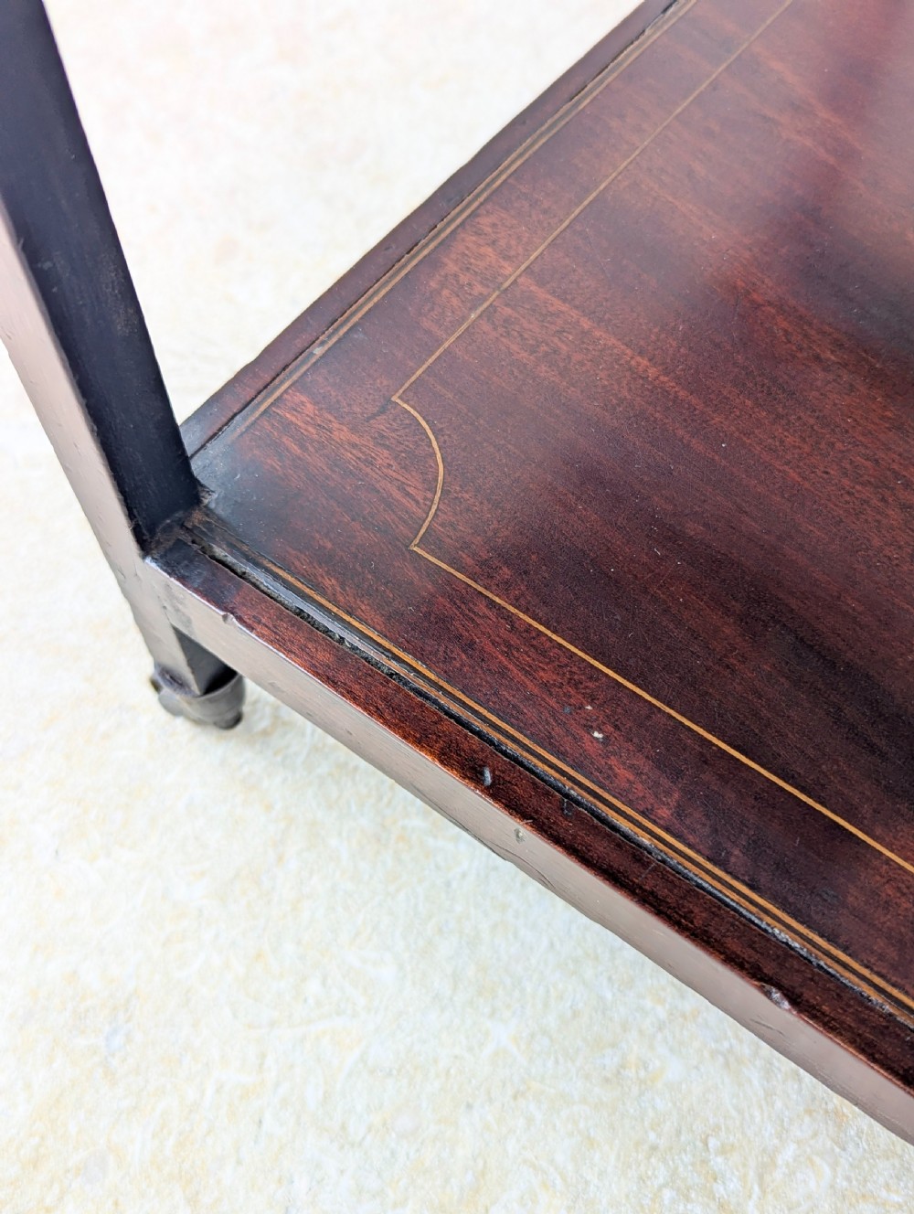 Antique Edwardian Mahogany Whatnot c.1905 View VI