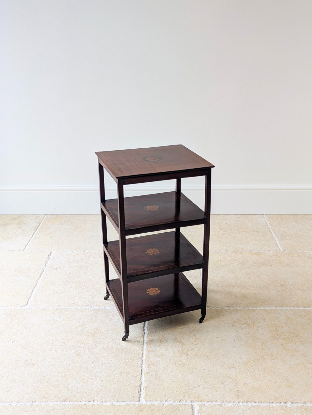 Antique Edwardian Mahogany Whatnot c.1905 View VII