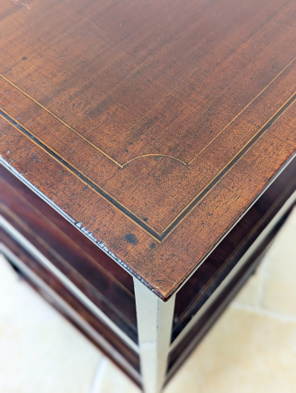 Antique Edwardian Mahogany Whatnot c.1905 View VIII