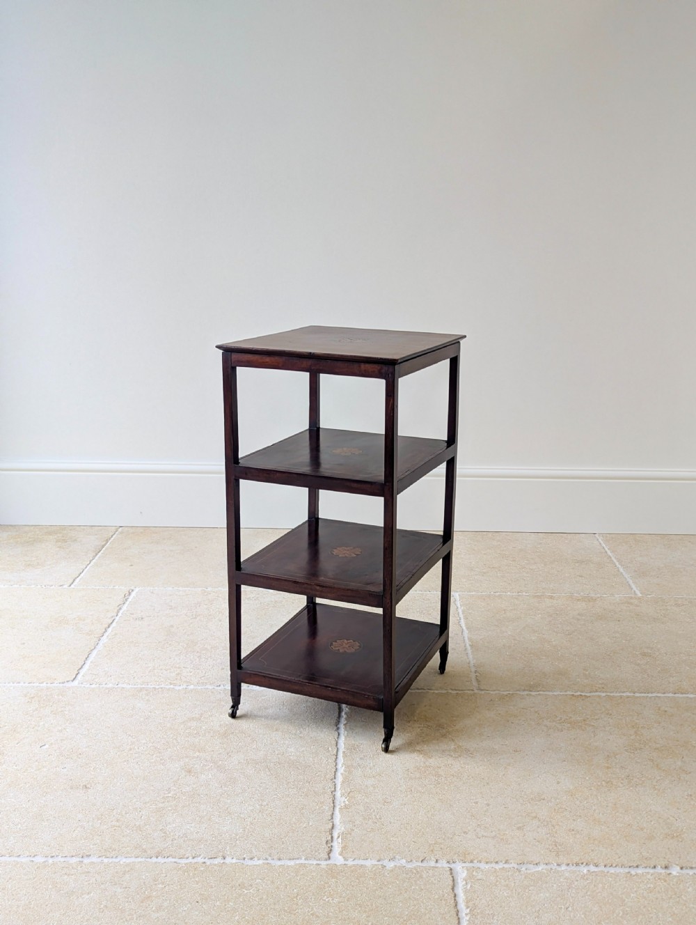Antique Edwardian Mahogany Whatnot c.1905 View IX