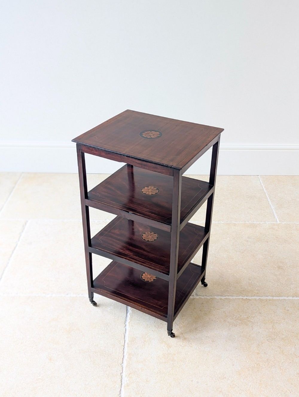 Antique Edwardian Mahogany Whatnot c.1905 View XII