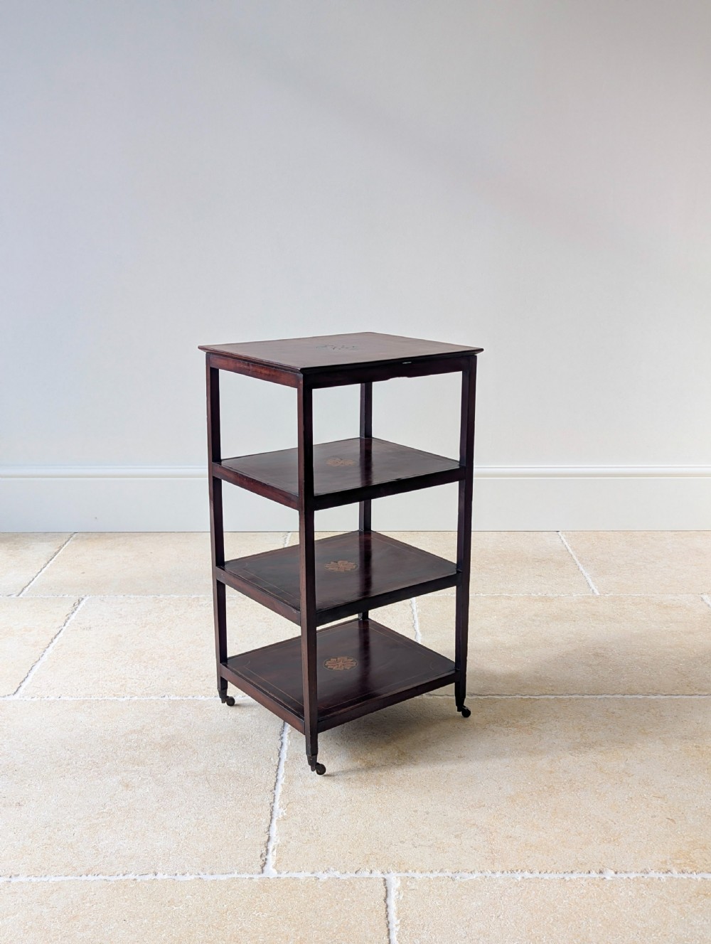 Antique Edwardian Mahogany Whatnot c.1905 View XIII
