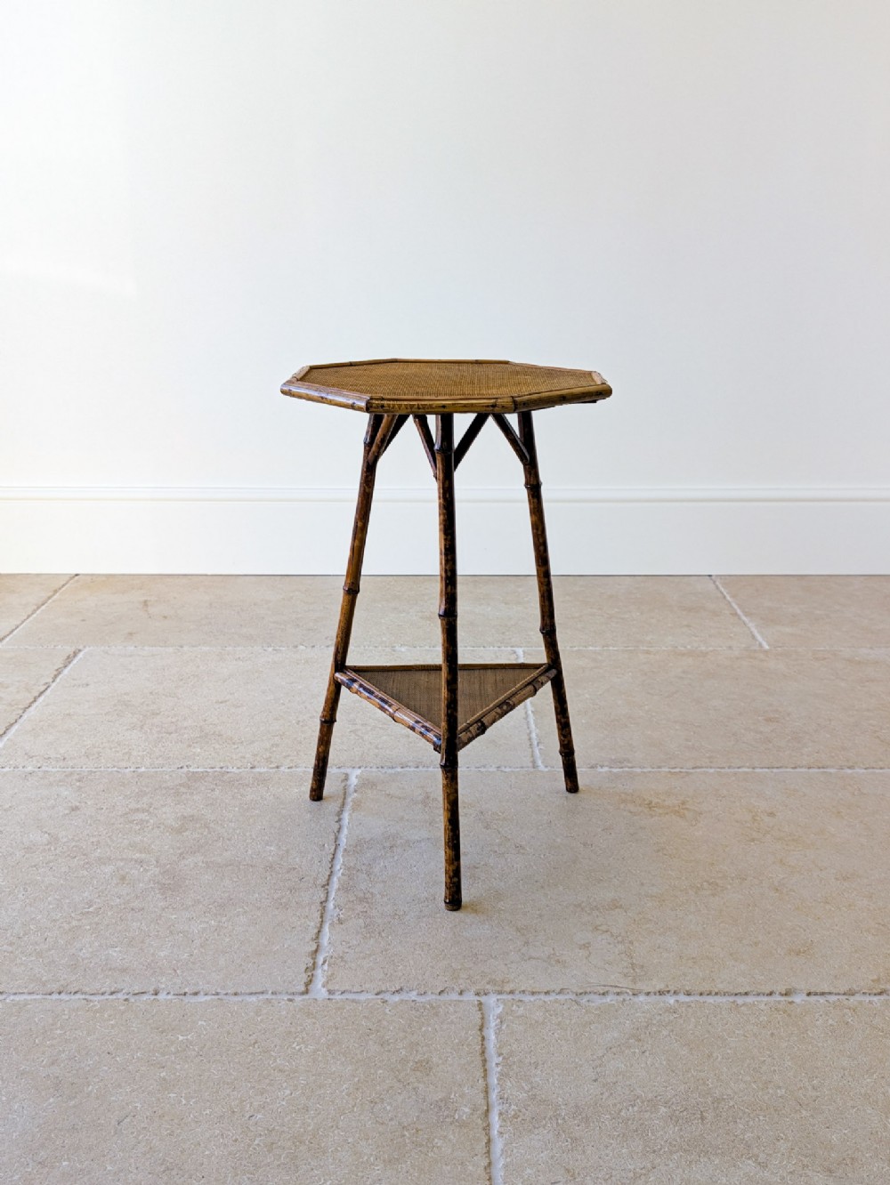 Antique Victorian Bamboo Occasional Table c.1890