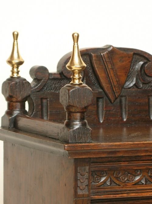 fig 4. OAK BRACKET CLOCK BY WINTERHALDER AND HOFFMEIR C1880