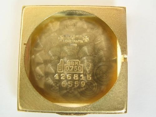 fig 3. VACHERON CONSTANTIN ULTRA FINE SOLID 18ct GOLD 18k