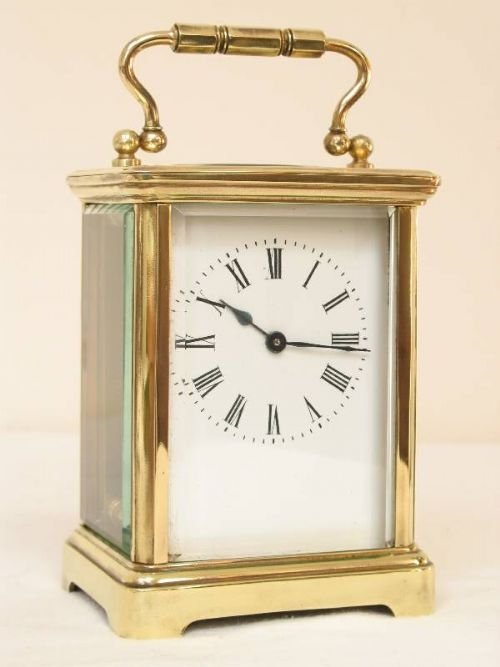 fig 1. WONDERFUL VICTORIAN CARRIAGE CLOCK C1860