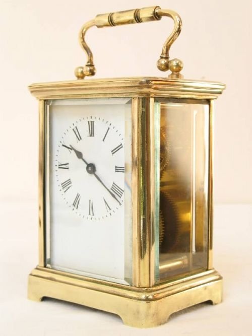 fig 2. WONDERFUL VICTORIAN CARRIAGE CLOCK C1860