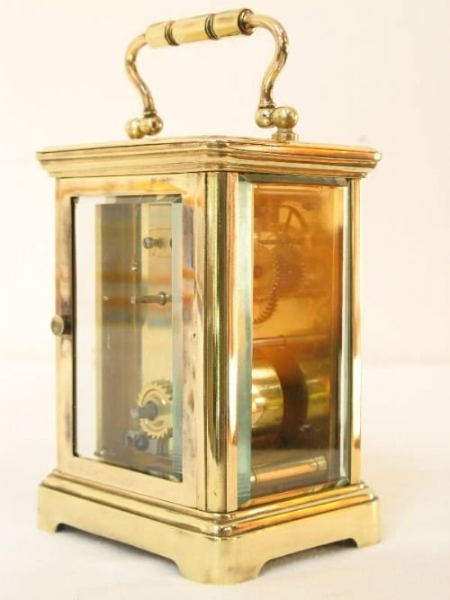 fig 4. WONDERFUL VICTORIAN CARRIAGE CLOCK C1860