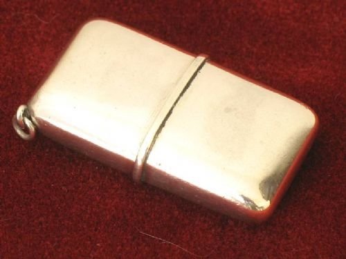 fig 4. SOLID SILVER MOVADO ERMETO PURSE WATCH TRAVEL CLOCK c1930