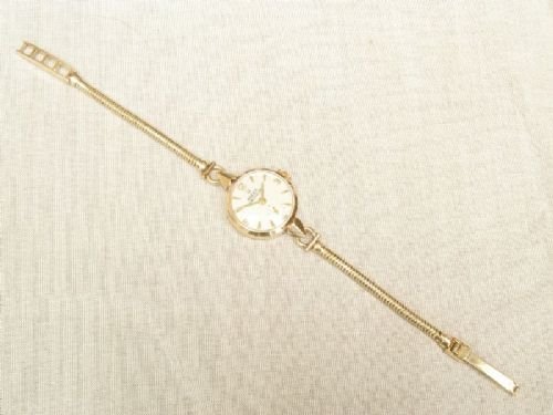 fig 1. BEAUTIFUL SOLID 9CT GOLD ROLEX PRECISION LADIES WATCH c1956