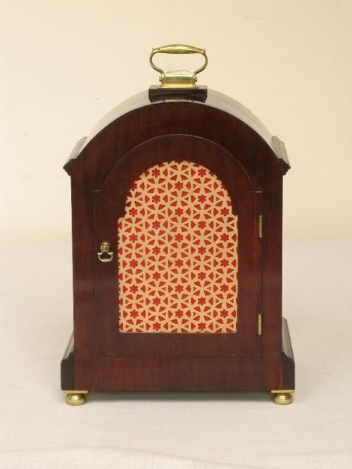 fig 3. SUPERB ENGLISH VICTORIAN MAHOGANY BRACKET CLOCK c1890