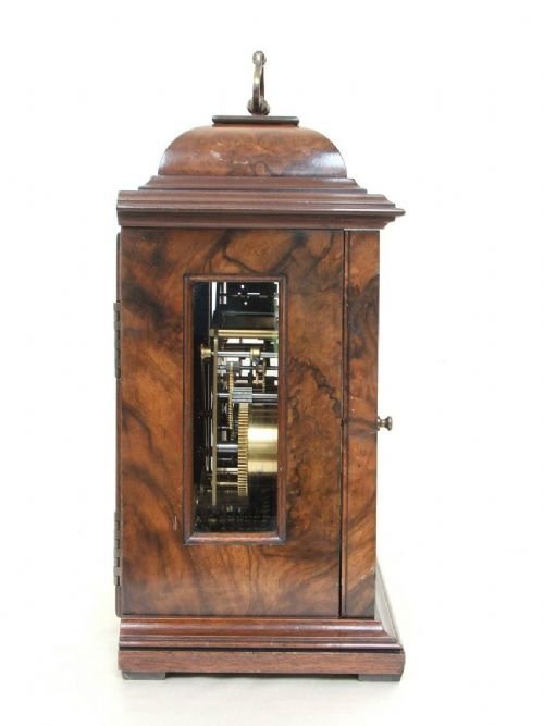fig 3. BEAUTIFUL ELLIOTT BURR WALNUT WESTMINSTER AND WHITTINGTON CLOCK
