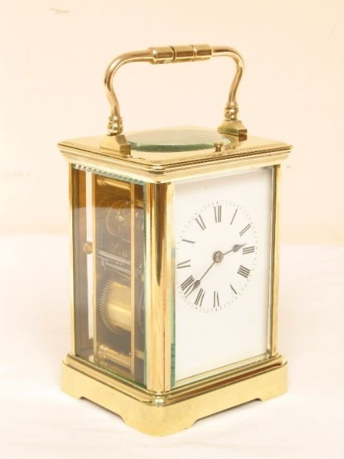 fig 2. SUPERB VICTORIAN STRIKING REPEATER CARRIAGE CLOCK C1890