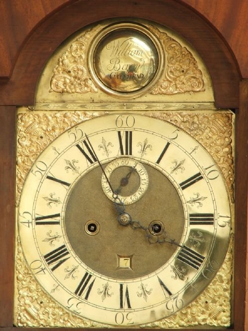 fig 4. SUPERB OAK LONGCASE CLOCK BY WILLIAM BERRY GATESHEAD C1810