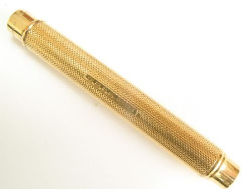 fig 1. BEAUTIFUL SAMPSON MORDAN AND ASPREY SOLID 18CT PROPELLING PENCIL c1936