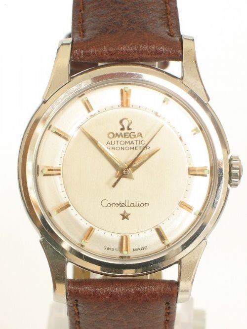 fig 1. SUPERB RARE TWO TONE OMEGA CONSTELLATION AUTOMATIC CHRONOMETER C1960