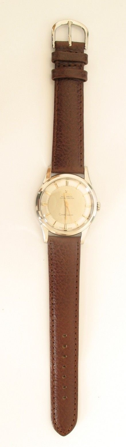 fig 3. SUPERB RARE TWO TONE OMEGA CONSTELLATION AUTOMATIC CHRONOMETER C1960