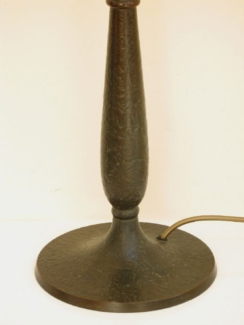 fig 1. GENUINE BRONZE HANDEL TABLE LAMP C1920