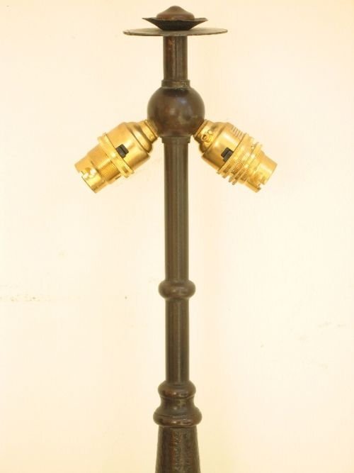 fig 2. GENUINE BRONZE HANDEL TABLE LAMP C1920