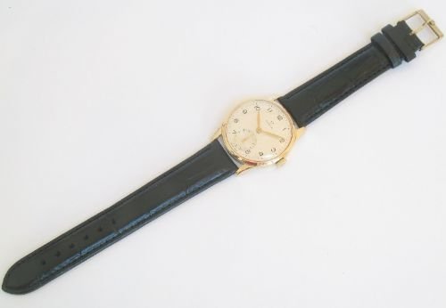 fig 3. OUTSTANDING 9CT 9K SOLID GOLD OMEGA 30T2PC MENS WATCH C1948
